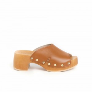 Scholl Cognac PescuraWave Sr Hohe Schuhe Damen Braun | 53ZVWHFTA