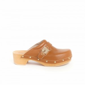 Scholl Cognac Pescura Clogs Damen Braun | 85MOFCTKI