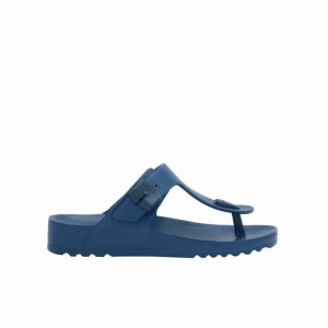 Scholl Dk Bahia Flip Flops Sandalen Herren Blau | 52JIYUNXS