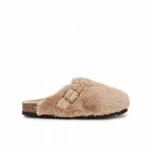Scholl Fae Clogs Damen Beige | 93TLNMUIA