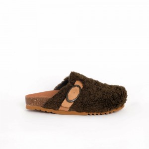 Scholl Fae Oval Clogs Damen Grün | 17FAOHMCK