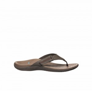 Scholl Flip flops Ryder Pantoletten Herren Braun | 01GJOLUVY