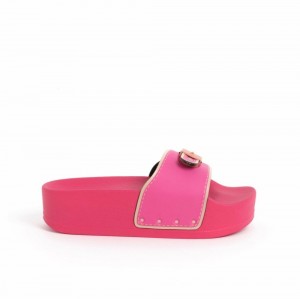 Scholl Fuchsia Pescura MoonWedge Hohe Schuhe Damen Fuchsie | 62BNXGFWQ