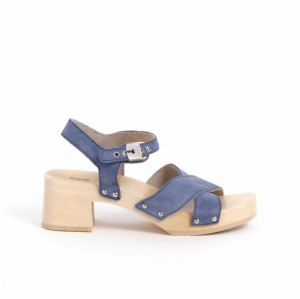 Scholl Glacial Pescura Cate Sandalen Damen Blau | 91UGFTWDP