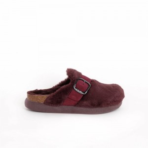 Scholl Ivy Big Buckle Clogs Damen Lila Dunkelgrün | 03PZHTVGI