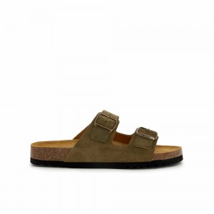 Scholl Julien Sandalen Herren Khaki | 21ZWSMRIN