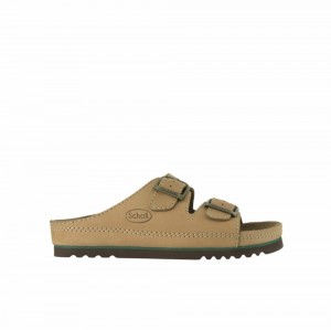Scholl Leather Air Bag Sandalen Herren Schwarz | 01NSEBUTM