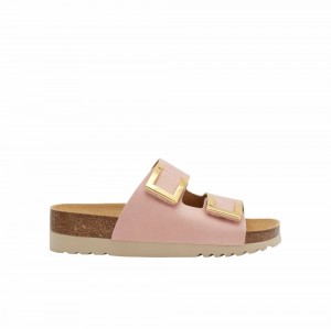 Scholl Monterey 2 Straps Mules Damen Rosa | 17ECHLPOQ