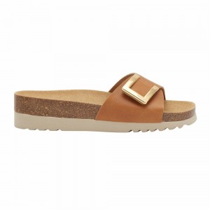 Scholl Monterey Mules Damen Braun | 28NQCTGBH