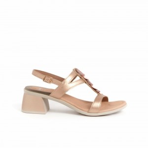 Scholl NeaT-bar Sandalen Damen Rosa Gold | 95QRYTUZM
