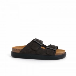 Scholl Noelle Chunky Mules Damen Grau | 15PZKYIQT