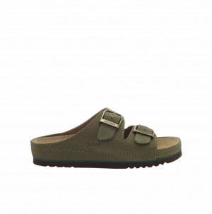 Scholl Olives Air Bag Sandalen Herren Schwarz | 25AOGXNED