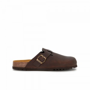 Scholl Olivier Pantoletten Herren Braun | 45MBGZFSC
