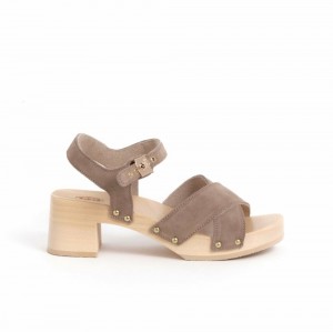 Scholl Pescura Cate Sandalen Damen Beige | 43IWVYNUX