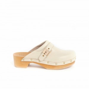 Scholl Pescura Clogs Damen Weiß | 71CMGBJQD