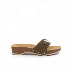 Scholl Pescura Cork Hohe Schuhe Damen Khaki | 92HXEVROA