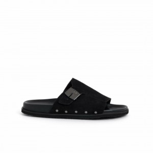 Scholl Pescura Drop Suesp-m Sandalen Herren Schwarz | 53CWSHAGM