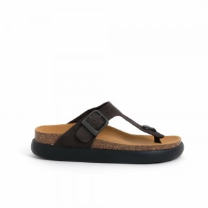 Scholl Pescura Heel Anais Chunky Flip Flops Damen Grau | 74TXKHZJE