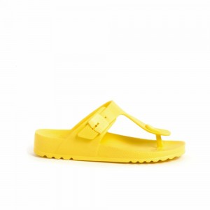 Scholl Pescura Heel Lemon Bahia Flip Flops Damen Zitrone | 10QAESWTX