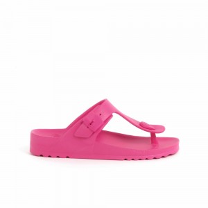 Scholl Pescura Heel Magenta Bahia Flip Flops Damen Schwarz | 07GIPBVRX