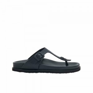 Scholl Pescura Heel Nicole Flip Flops Damen Schwarz | 98WBPLHFI