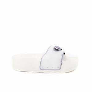 Scholl Pescura MoonWedge Plateauschuhe Damen Weiß | 27GCQIWSK