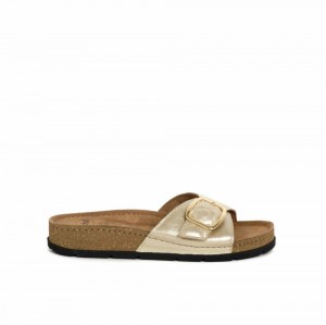 Scholl Platinum Bora Mules Damen Platin | 57EOQFJWC