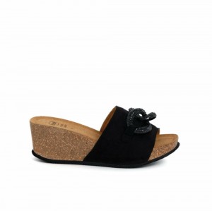 Scholl Ravello 24 Microstrch-w Hohe Schuhe Damen Schwarz | 61QSVCIDJ