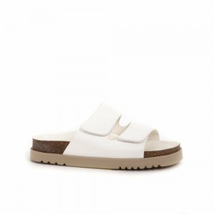 Scholl Sierra2 Straps Mules Damen Weiß | 74CDIXOJK