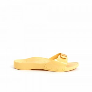 Scholl Sun Hausschuhe Damen Gelb Orange | 13YTVUDME